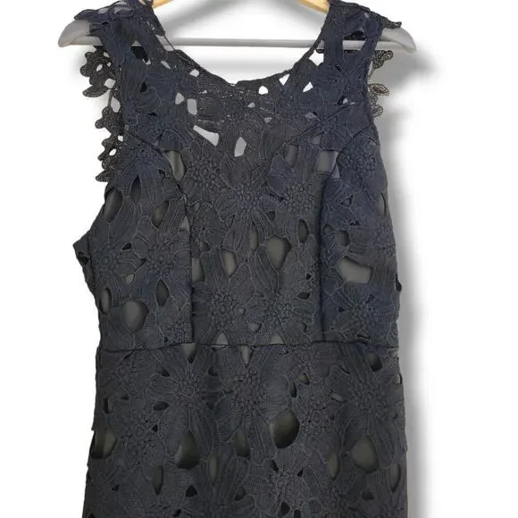 Women's Black Lace Evening Party Dress Small Cocktail Outfit - Picture 4 of 8